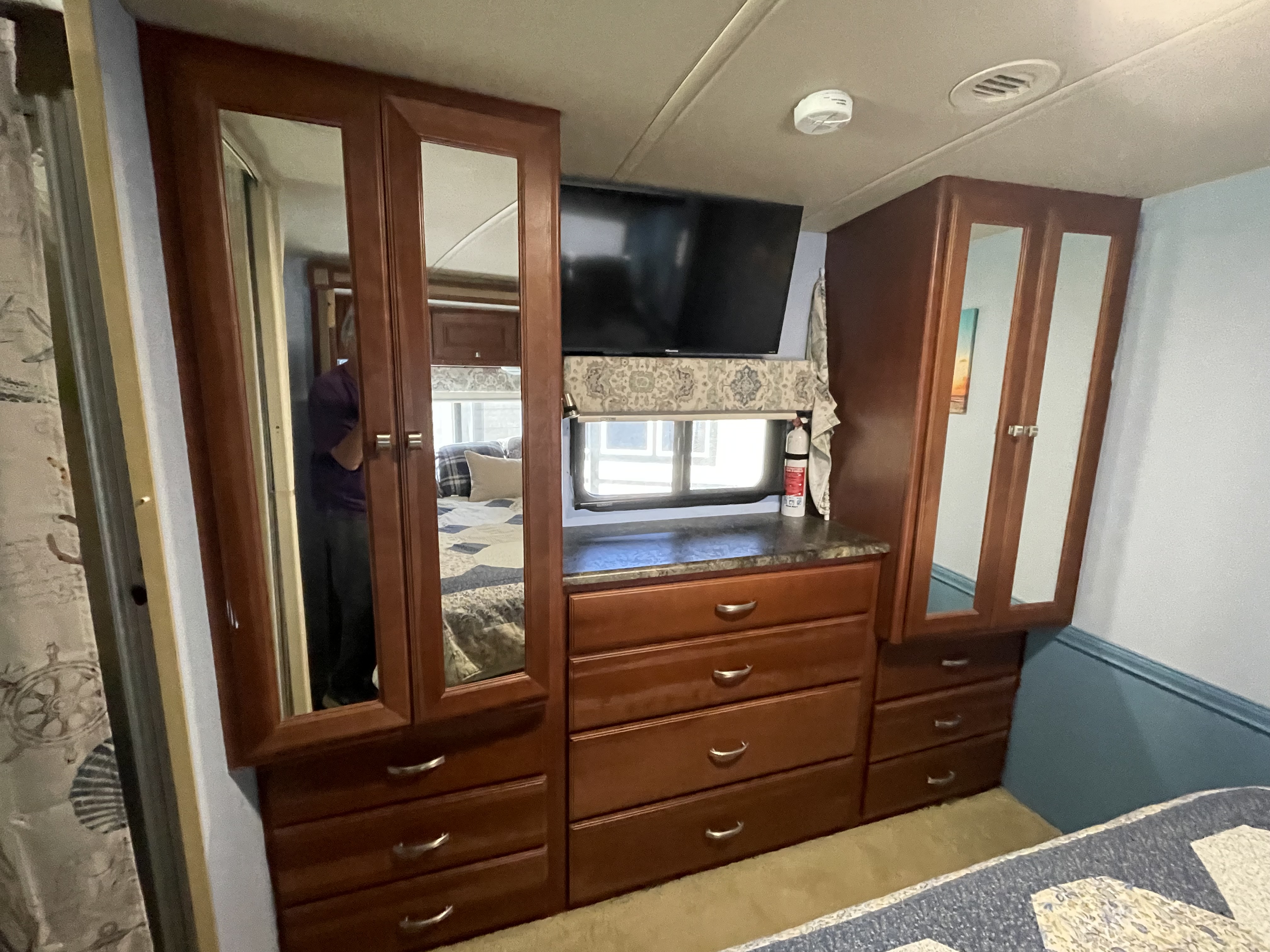 Driver's cockpit area